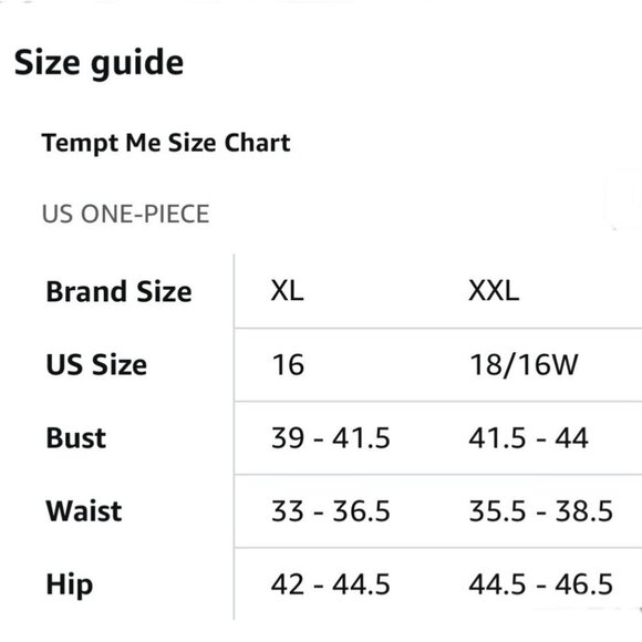 Tempt Me Womens 1 Piece Swimsuit XXL Red V Neck Cross-back Straps Tummy Control - Picture 6 of 6